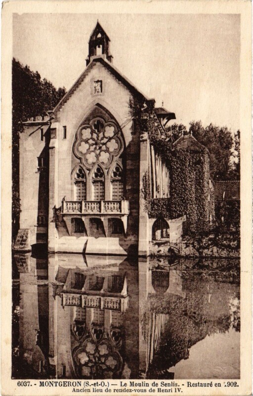 Carte postale ancienne Montgeron Ancien lieu de rendez vous de Henri Iv France à Montgeron