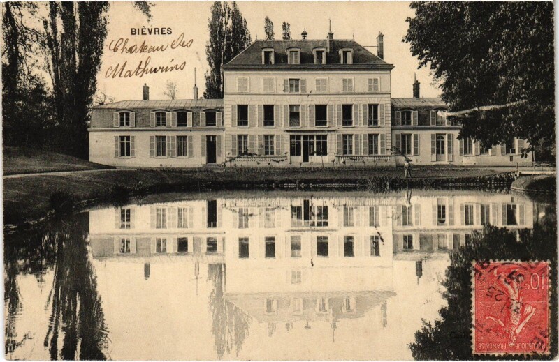 Carte postale ancienne Bievres Le Chateau France