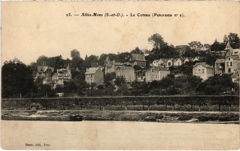 Carte postale ancienne Athis-Mons Le Coteau France à Athis-Mons