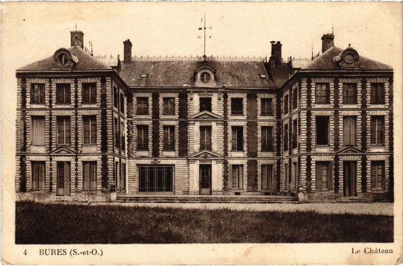 Carte postale ancienne Bures Le Chateau France