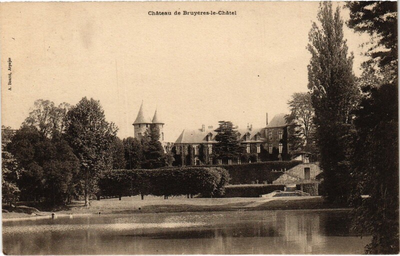 Carte postale ancienne Bruyeres Le Chateau France