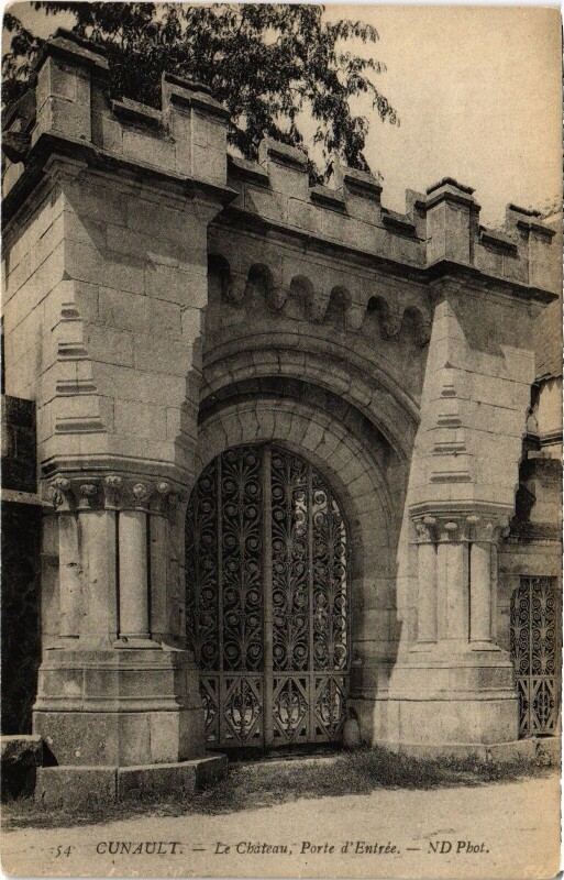 Carte postale ancienne Cunault Le Chateau