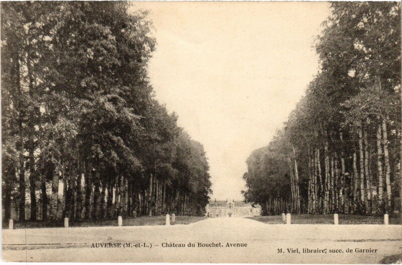 Carte postale ancienne Auverse Chateau du CBouchet