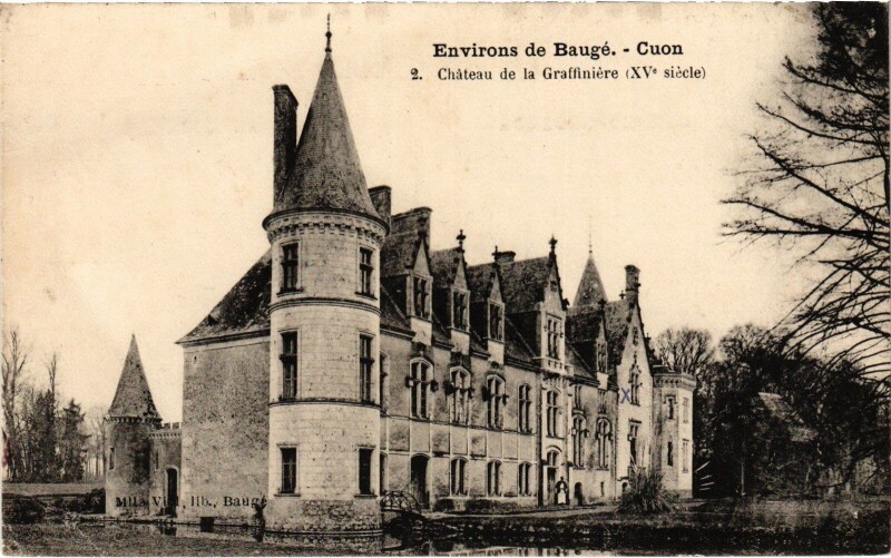Carte postale ancienne Cuon le Chateau de la Graffiniere