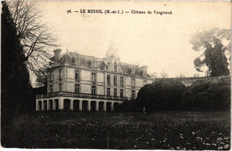 Carte postale ancienne Le Mesnil le Chateau de Vaugiraud