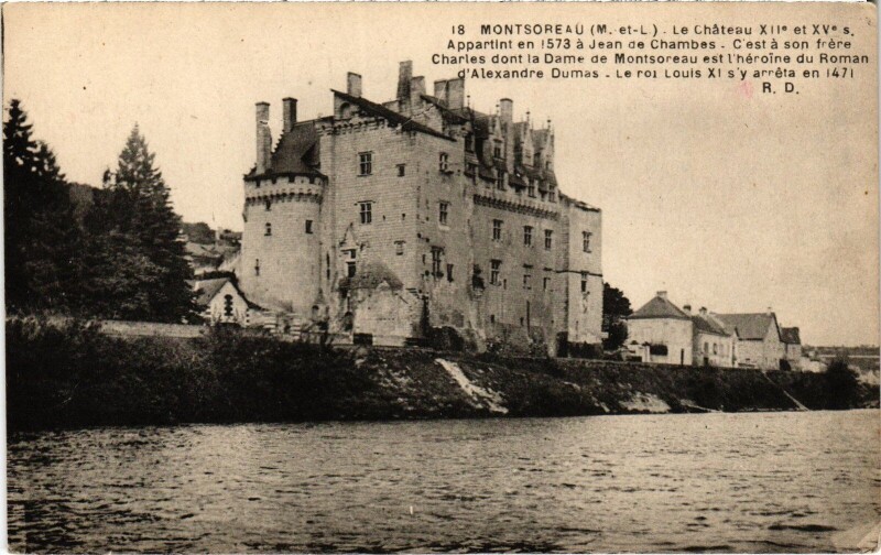 Carte postale ancienne Montsoreau le Chateau à Montsoreau