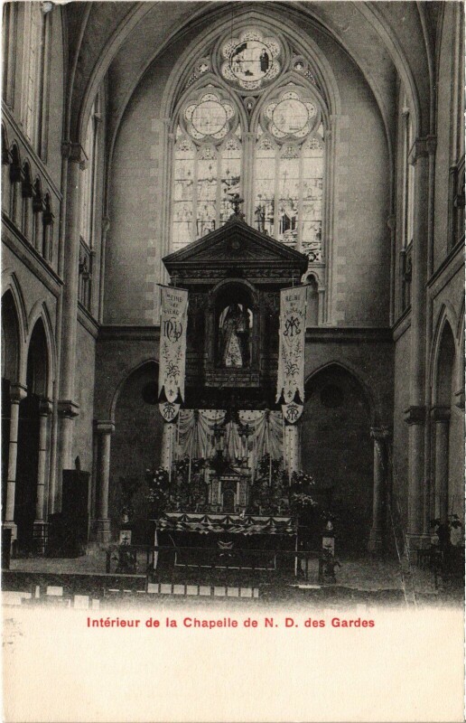 Carte postale ancienne Chepelle de Notre-Dame des Gardes