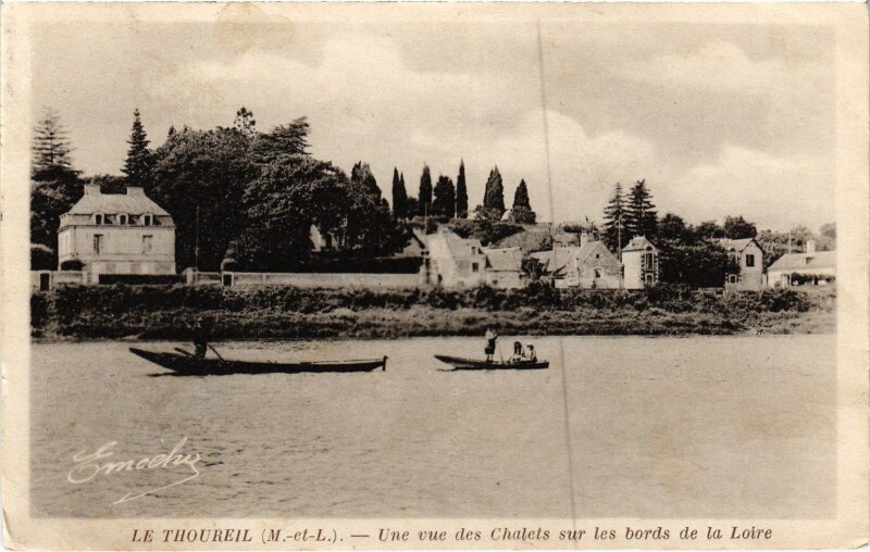 Carte postale ancienne Le Thoureul Chalets