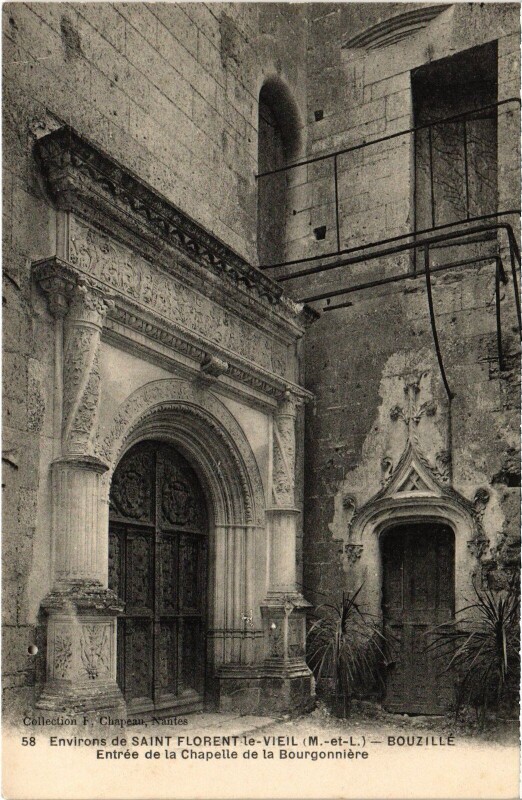 Carte postale ancienne Bouzillé Chapelle de la Bourgonniere