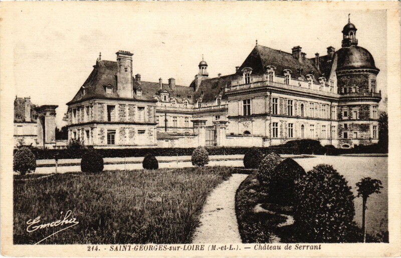 Carte postale ancienne Saint-Georges-sur-Loire Chateau de Serrant à Saint-Georges-sur-Loire
