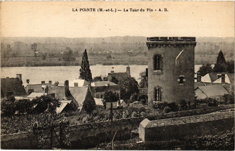 Carte postale ancienne La Pointe tour du Pin
