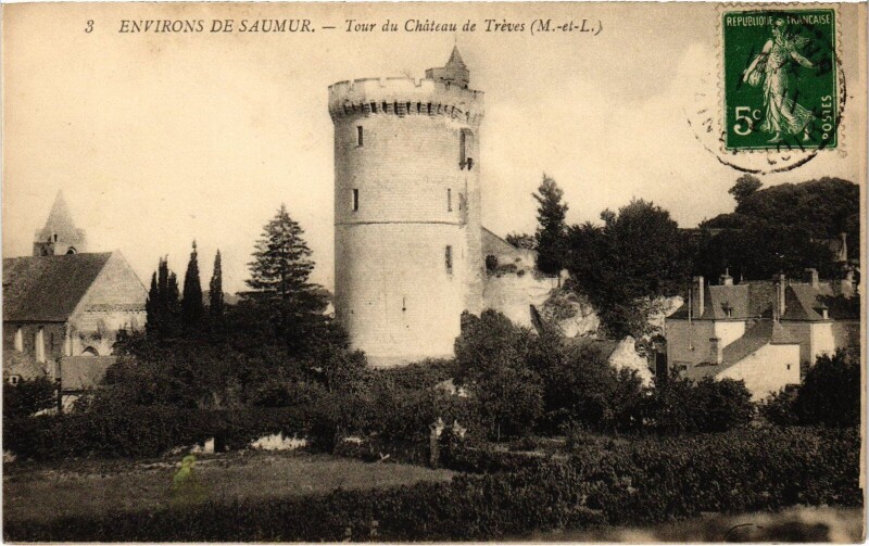 Carte postale ancienne Chateau de Treves