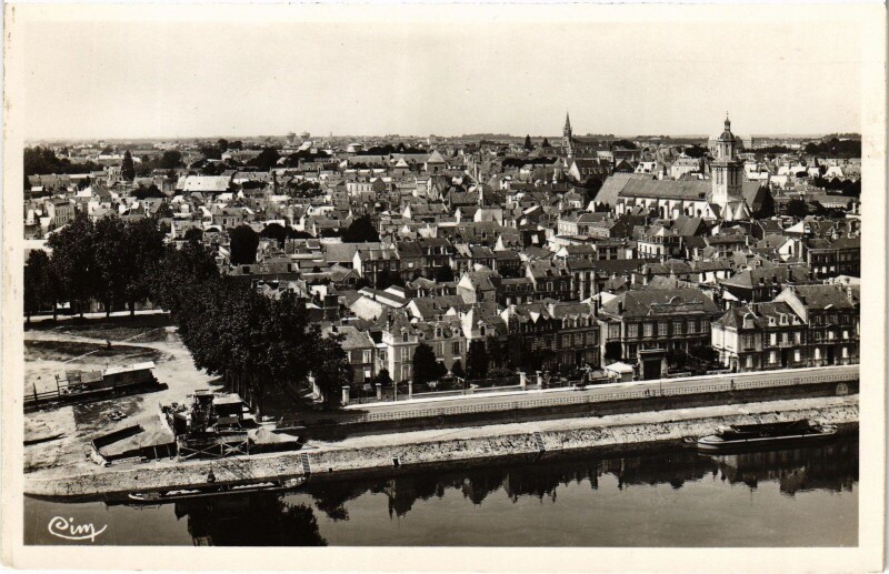 Carte postale ancienne Angers Vue générale à Angers
