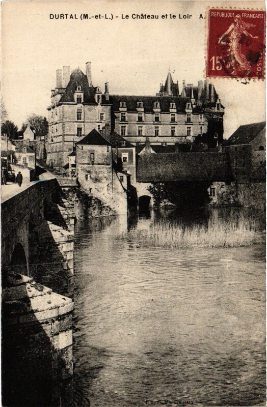 Carte postale ancienne Durtal le Chateau à Durtal
