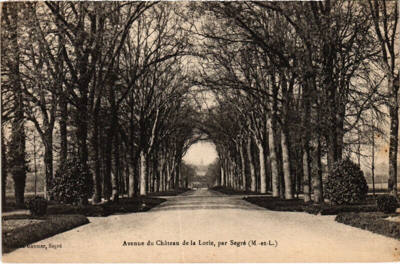 Carte postale ancienne Segré le Chateau de la Lorie