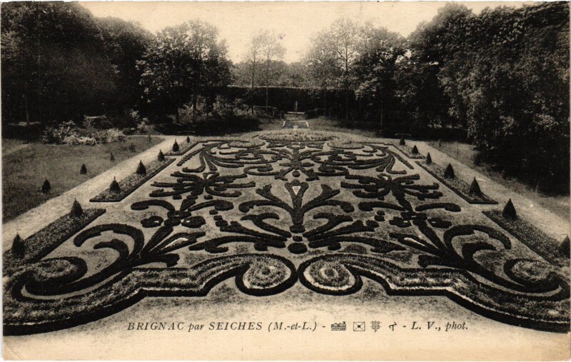 Carte postale ancienne Brignac par Seiches