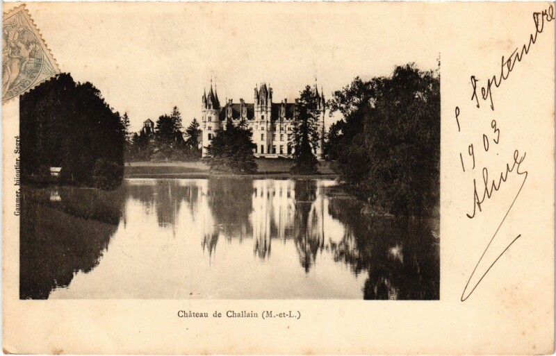 Carte postale ancienne Chateau de Challain