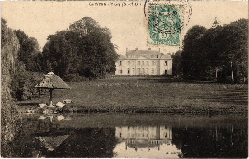 Carte postale ancienne Chateau de Gif France