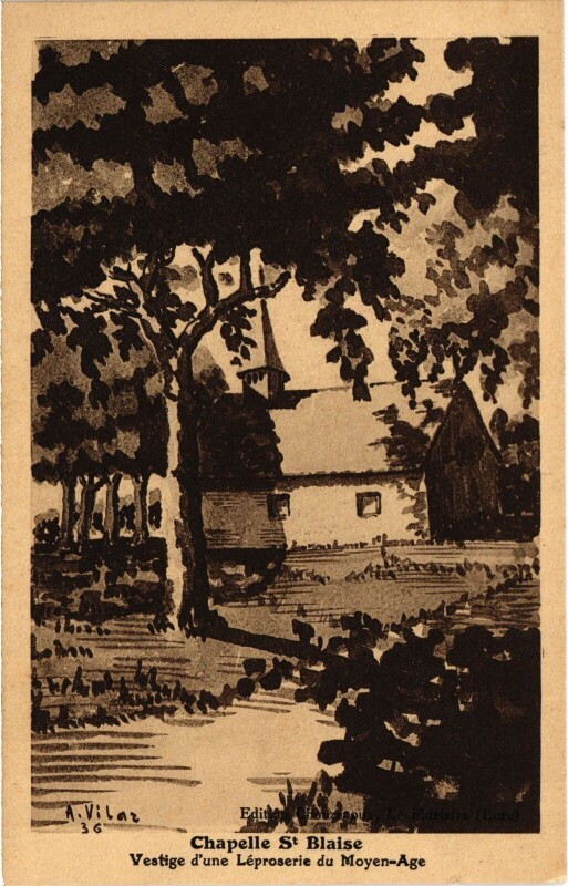Carte postale ancienne Chapelle Saint-Blaise France