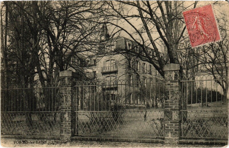 Carte postale ancienne Forges les Bains L'Hopital France à Forges-les-Bains