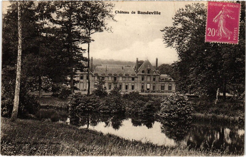 Carte postale ancienne Chateau de Bandeville France