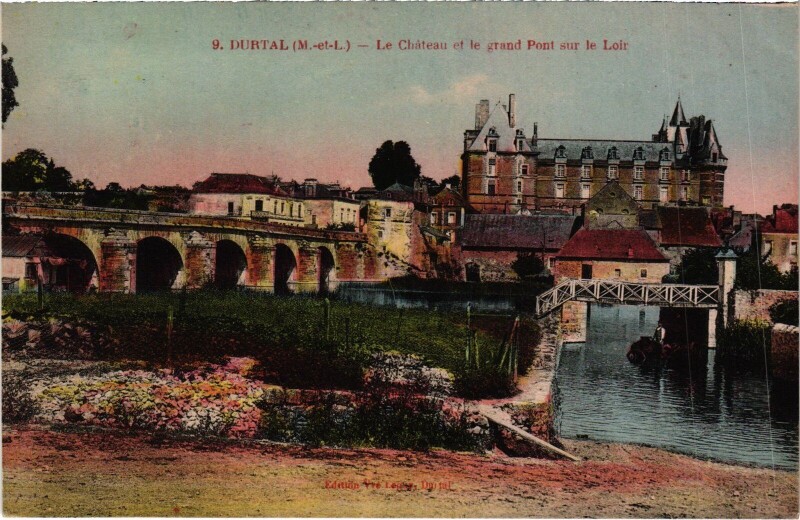 Carte postale ancienne Durtal le Chateau à Durtal