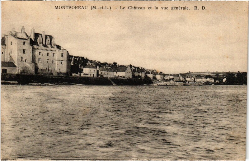 Carte postale ancienne Montsoreau le Chateau à Montsoreau