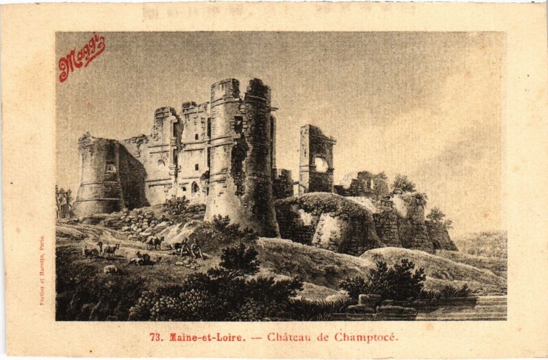 Carte postale ancienne Chateau de Champtocé