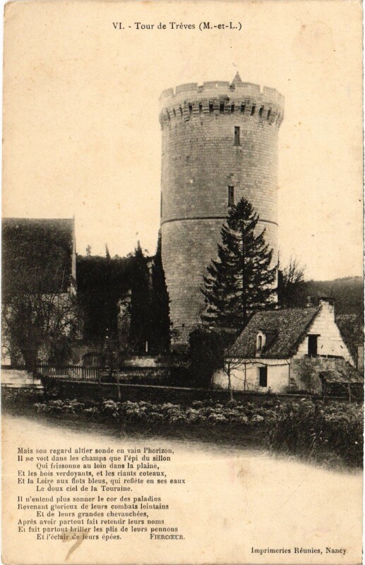 Carte postale ancienne Treves Tour