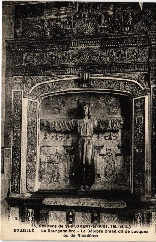 Carte postale ancienne Bouzillé La Bourgonniere