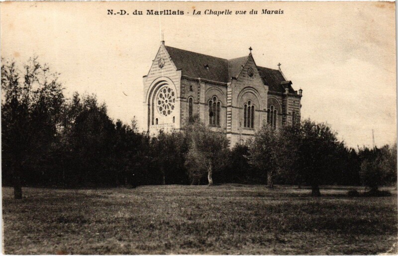 Carte postale ancienne Notre-Dame-du-Marillais La Chapelle