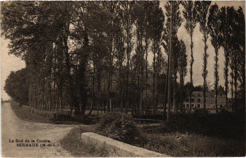 Carte postale ancienne Sermaize La Gué de la Coudre