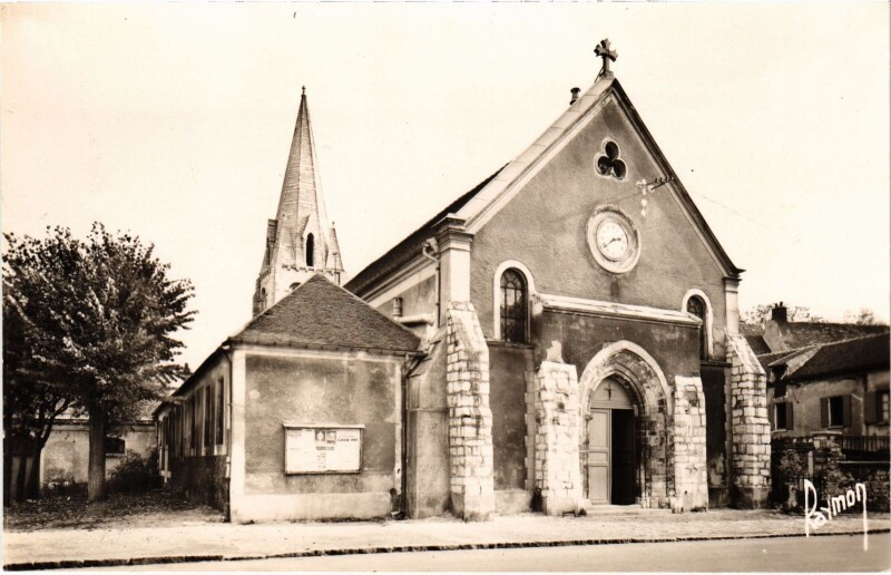 Carte postale ancienne Athis-Mons L'Eglise France à Athis-Mons