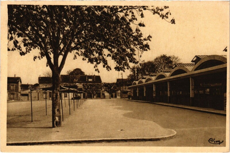 Carte postale ancienne Viry-Chatillon Le Marche France