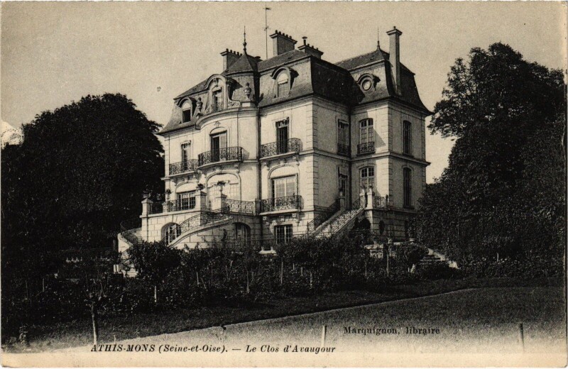 Carte postale ancienne Athis-Mons Le Clos d'Avaugour France à Athis-Mons