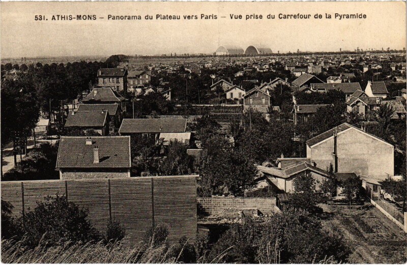 Carte postale ancienne Athis-Mons Panorama du Plateau France à Athis-Mons