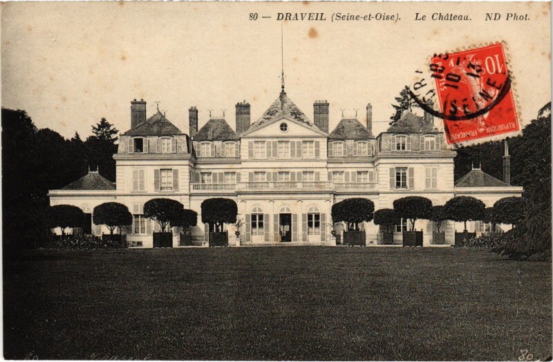 Carte postale ancienne Draveil Le Chateau France à Draveil