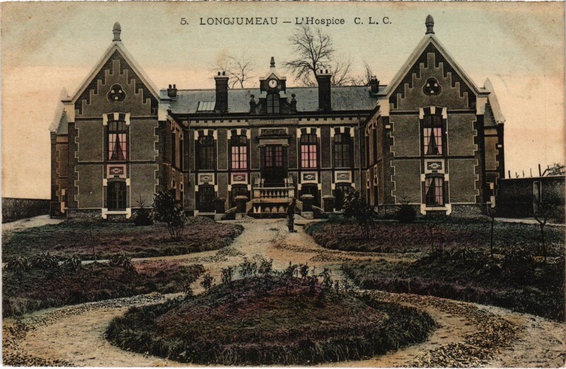 Carte postale ancienne Longjumeau L'Hospice France à Longjumeau