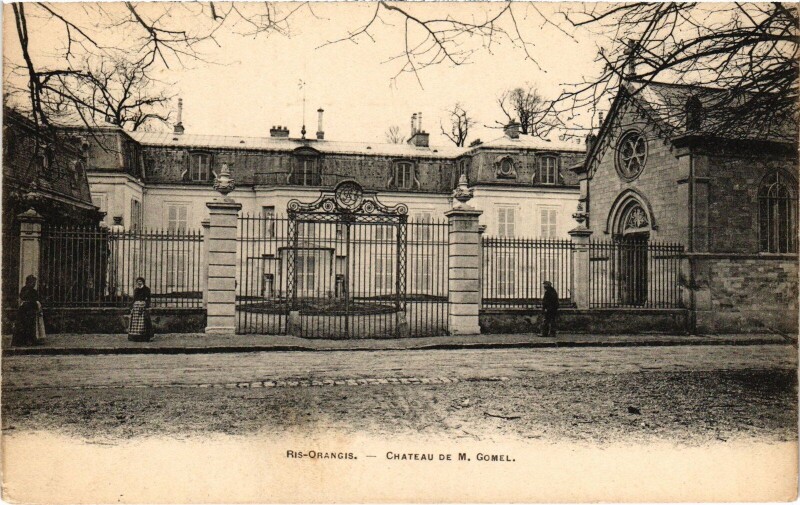 Carte postale ancienne Ris Orangis Chateau de M Gomel France à Ris-Orangis