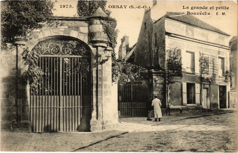 Carte postale ancienne Orsay La grande et petite Bouveche France à Orsay