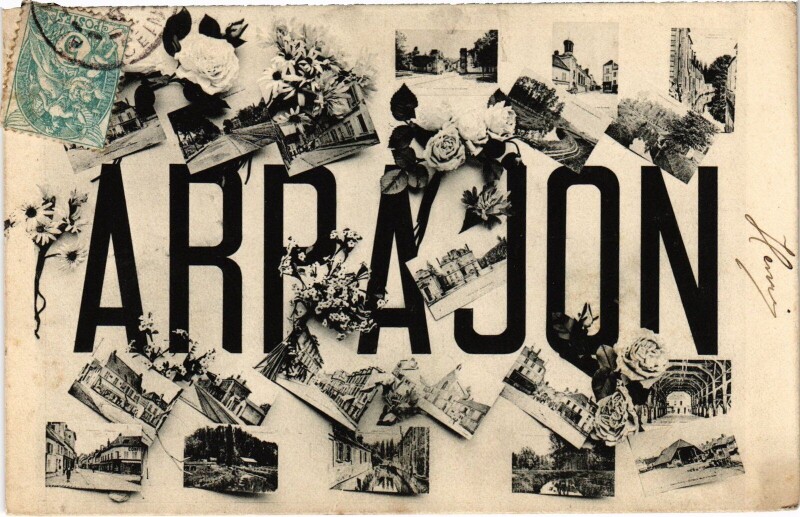 Carte postale ancienne Souvenir de Arpajon France à Arpajon