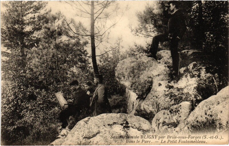 Carte postale ancienne Bligny Dans le Parc France