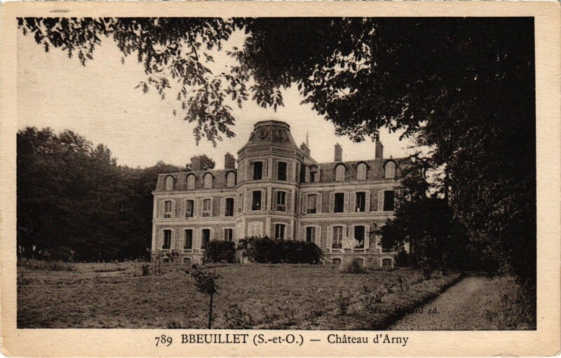 Carte postale ancienne Breuillet Chateau d'Arny France à Breuillet