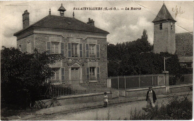 Carte postale ancienne Ballainvilliers La Mairie France à Ballainvilliers