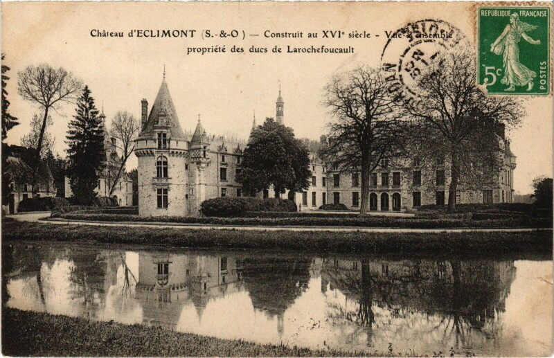 Carte postale ancienne Chateau d'Eclimont France