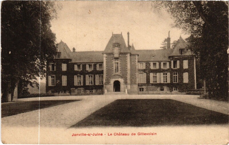 Carte postale ancienne Janville s Juine Le Chateau de Gillevoisin France