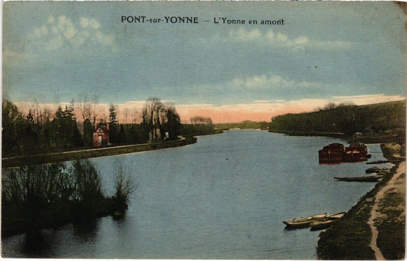 Carte postale ancienne Pont-sur-Yonne à Pont-sur-Yonne