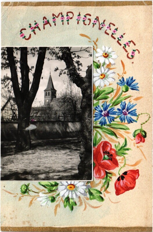 Carte postale ancienne Champignelles à Champignelles