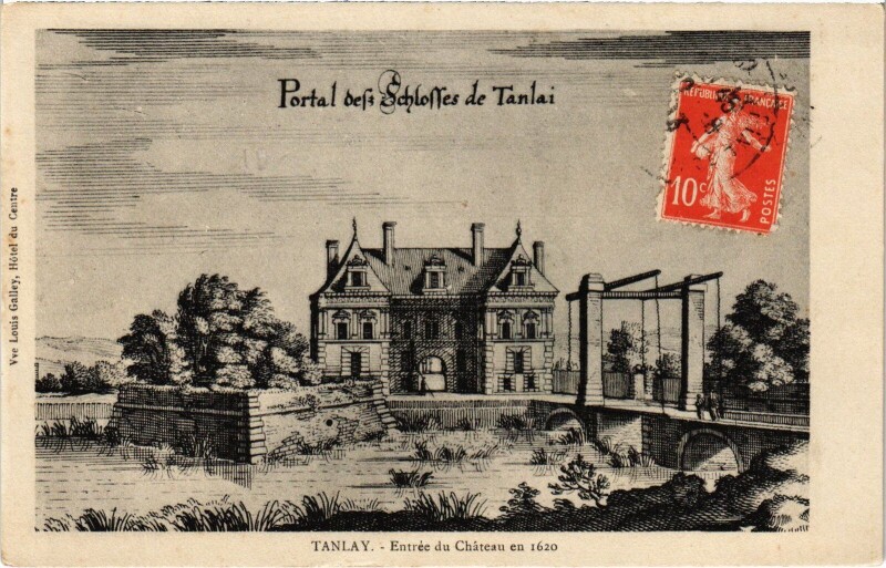 Carte postale ancienne Tanlay Le Chateau à Tanlay