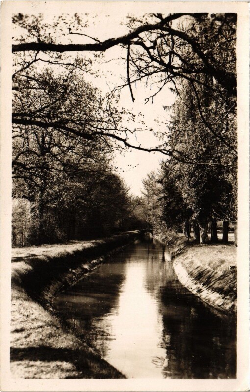 Carte postale ancienne Bléneau La rigole à Bléneau